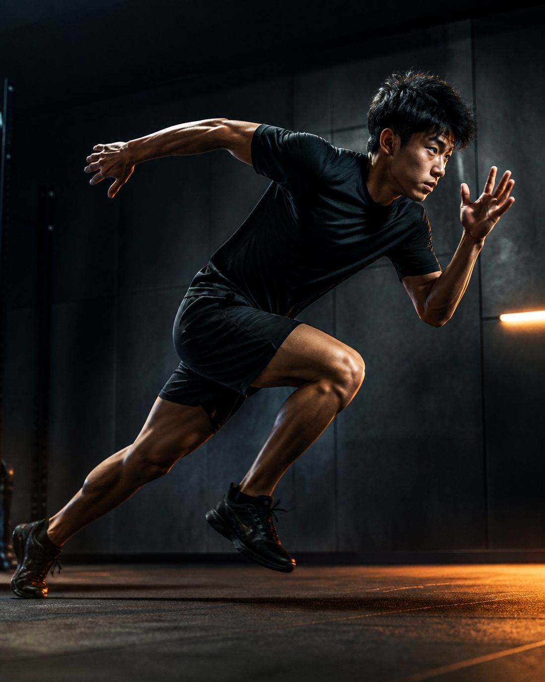 宝塚のCABO ATHLETE ACADEMYでトレーニングをするジュニアアスリート